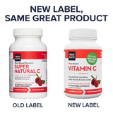 Vibrant Health Super Natural C – étiquette claire et ingrédients naturels visibles.