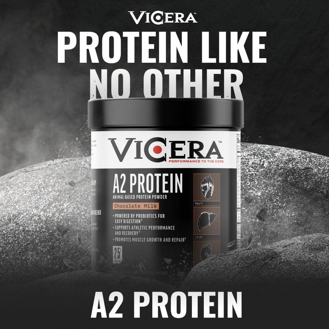 VICERA A2 Protéine Poudre énergie quotidienne et récupération légère.
