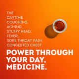 Vicks DayQuil Severe – étiquette claire facilitant les choix de dosage.