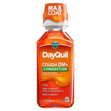 Vicks DayQuil Toux DM+ relief rapide de toux et de congestion.