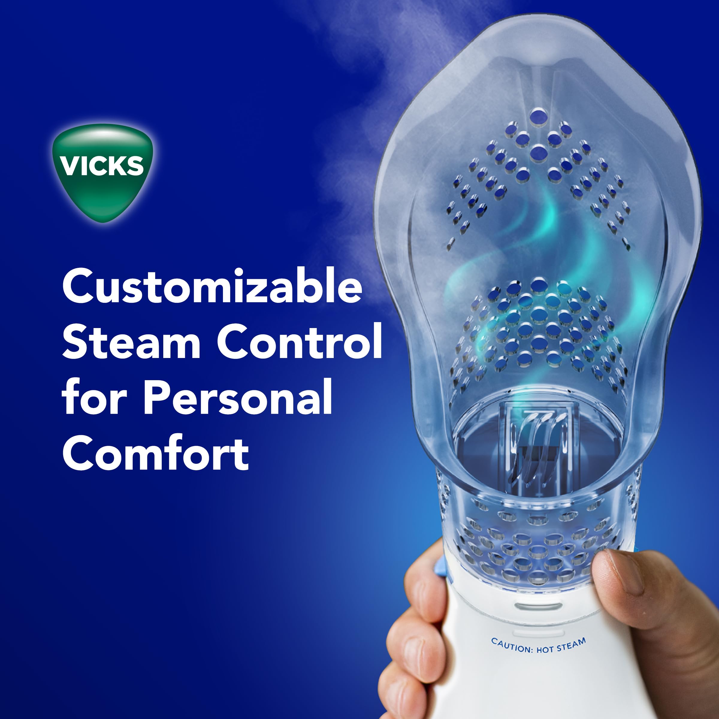 Vicks Inhalateur Sinusal compatible avec VapoPads pour un confort nasal accru.