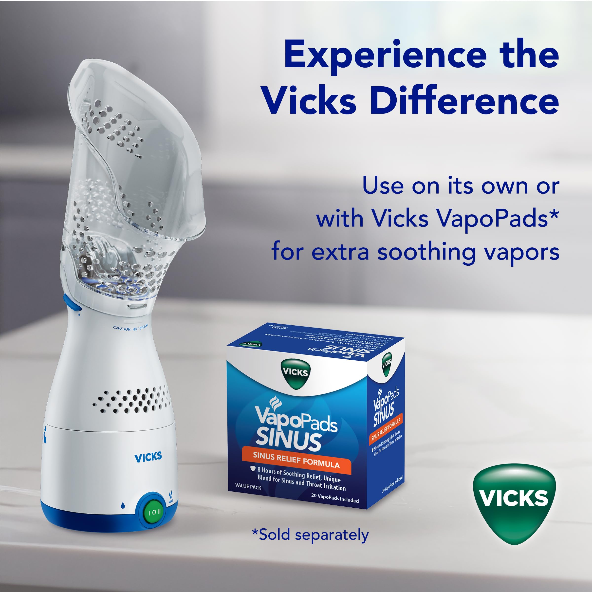 Vicks Inhalateur Sinusal utilisable comme vapeur vocale pour chanteurs.
