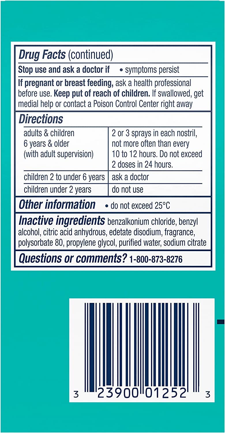 Vicks Sinex Severe pack économique de 10 flacons mentholés.