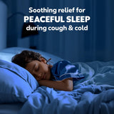 Vicks VapoRub apporte du confort nocturne pour rester calme et à l’aise.