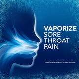 Goutte se dissolvant en bouche avec Vicks VapoCOOL Severe.