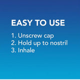 Emballage compact Vicks VapoInhaler pensé pour la mobilité au quotidien.