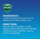 Étui de voyage compact pour Vicks VapoInhaler, portabilité pratique et discrète.