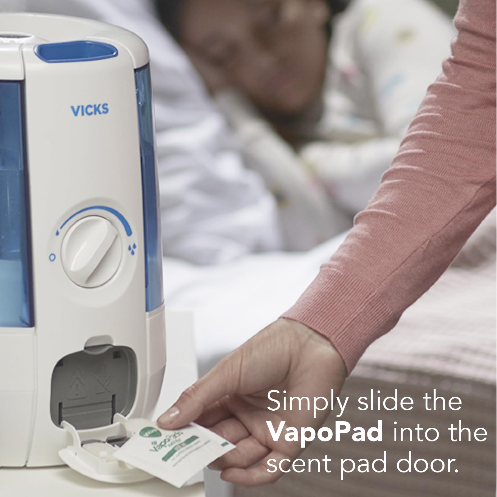 Vicks VapoPads arôme menthol, parfum frais pour relaxation