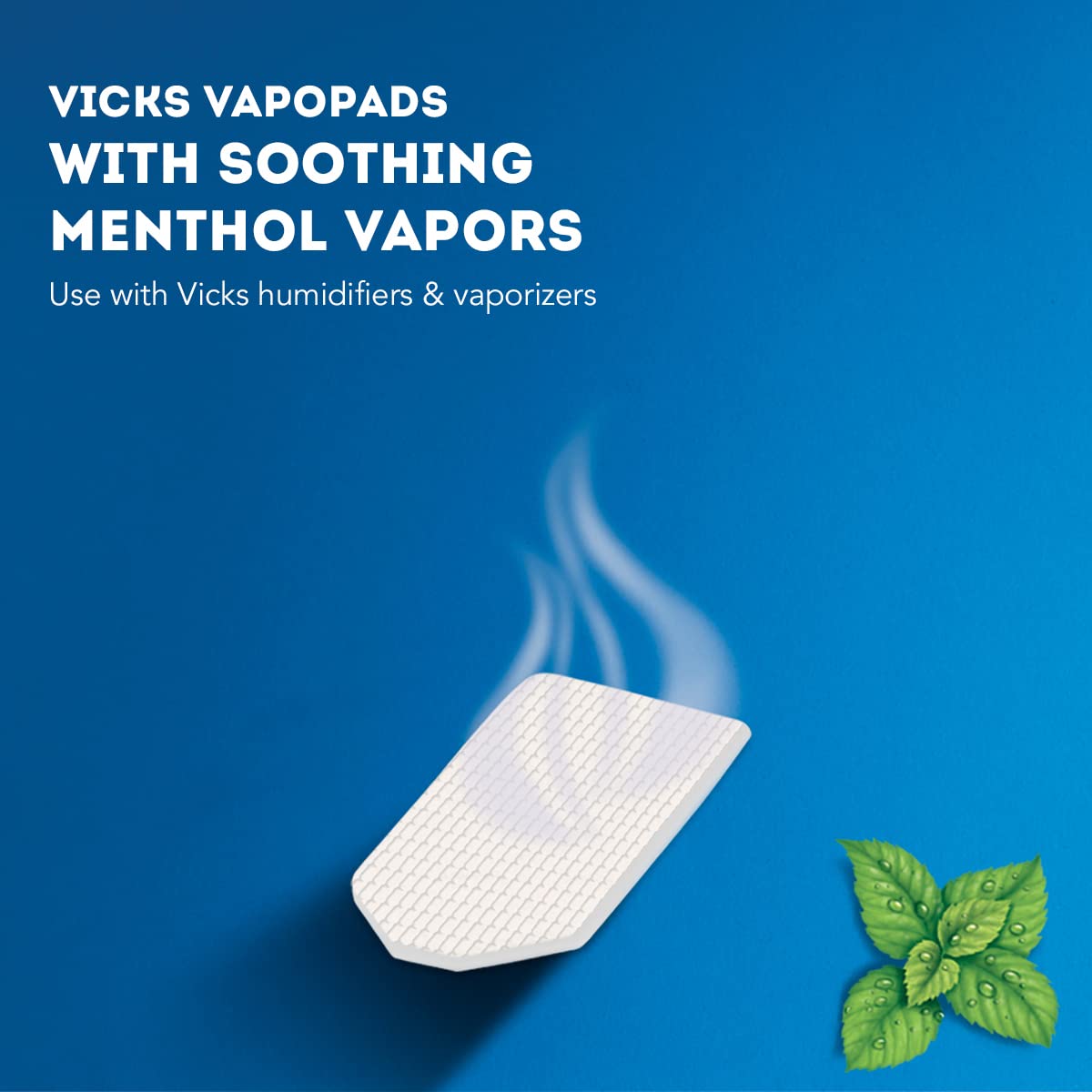 Vicks VapoPads puissance douce qui enveloppe votre espace