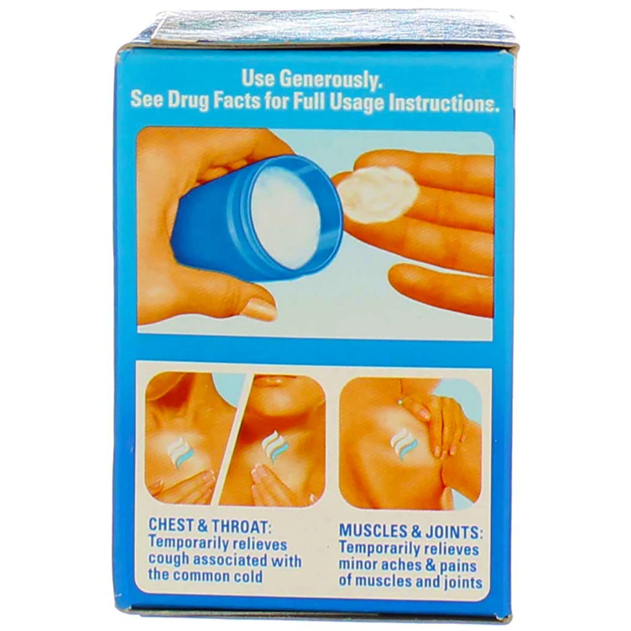 Emballage triple Vicks Vaporub, pratique pour la famille et les voyages.