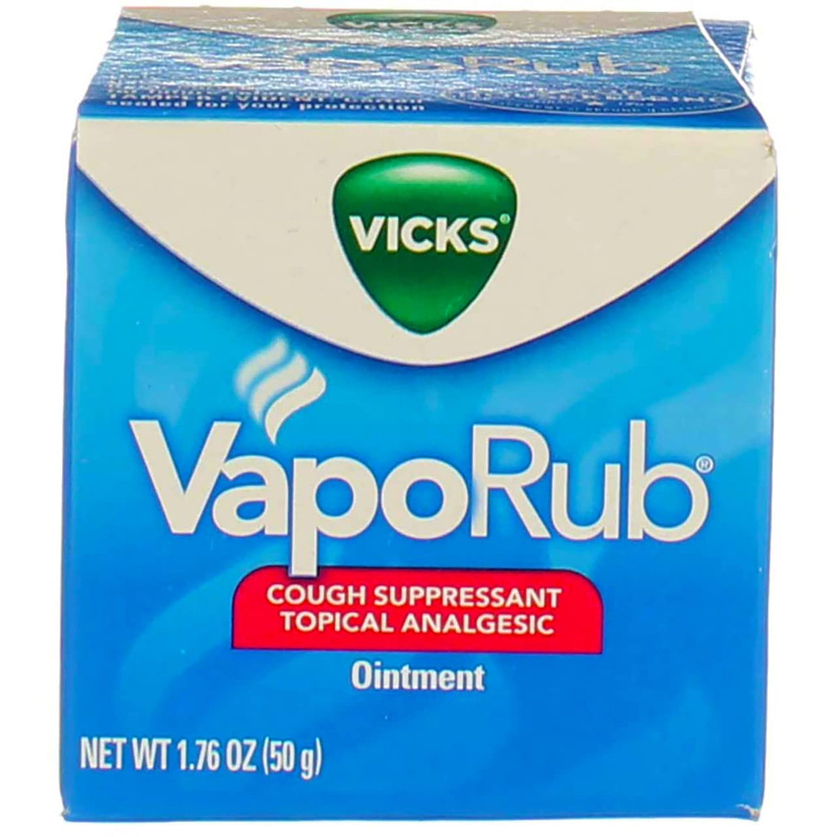Vicks Vaporub sur la poitrine et la gorge, pour faciliter la respiration.
