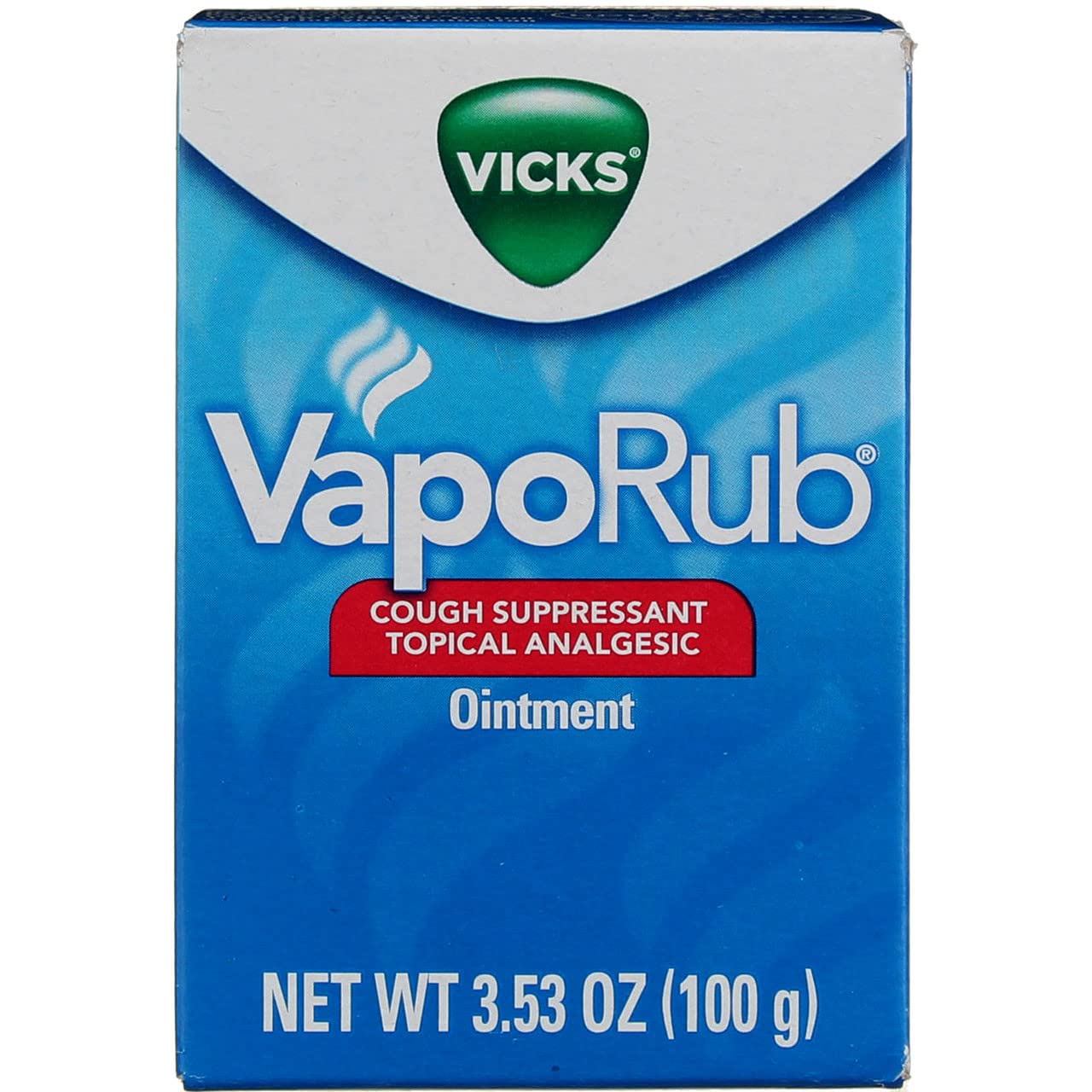 Tube Vicks Vaporub 100 g prêt à l'emploi.