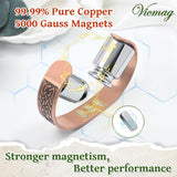 Ajustement facile du bracelet Vicmag pour un poignet précis.