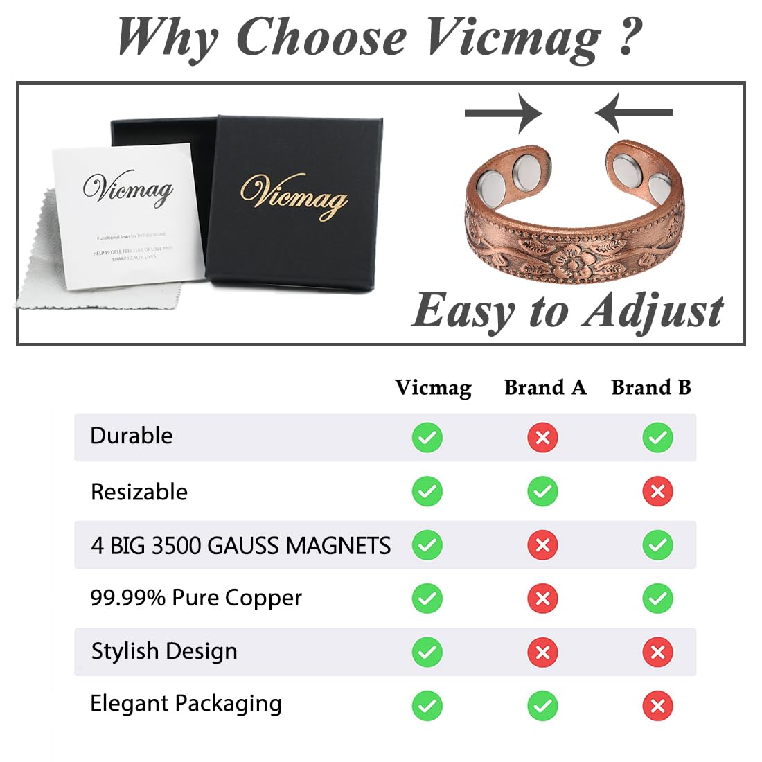 Pour femme moderne, Vicmag allie élégance et polyvalence.