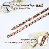 Vicmag bracelet cuivre finition protectrice, résistance à l'usure.