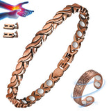 Vicmag bracelet cuivre magnétique poignet, design élégant pour le quotidien.