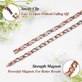 Vicmag bracelet cuivre magnétique - usage quotidien élégant et polyvalent.