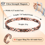 Vicmag bracelet cuivre design chic pour femme, parfait au quotidien.