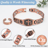 Vicmag bracelet cuivre ajustable avec outil, ajuste facilement à domicile.