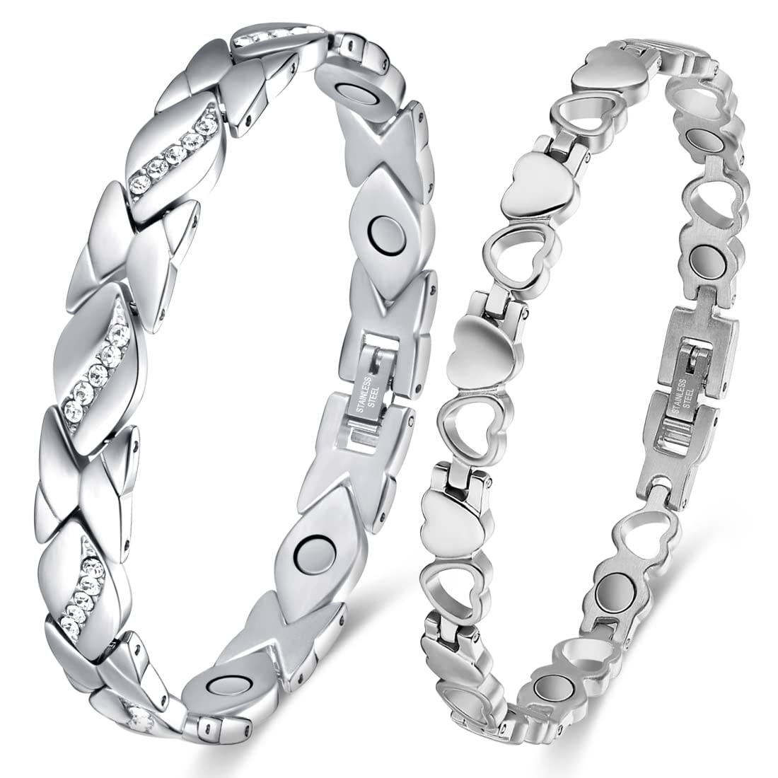 Vicmag bracelet magnétique en titanium, léger et confortable au quotidien.