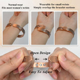 Cuivre pur du bracelet magnétique Vicmag, durable et hypoallergénique.