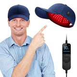 Casquette laser Viconor, diodes rouges visibles, stimulation potentielle du cuir chevelu.