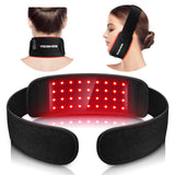 Viconor ceinture lumière rouge autour du cou pour relaxation ciblée.