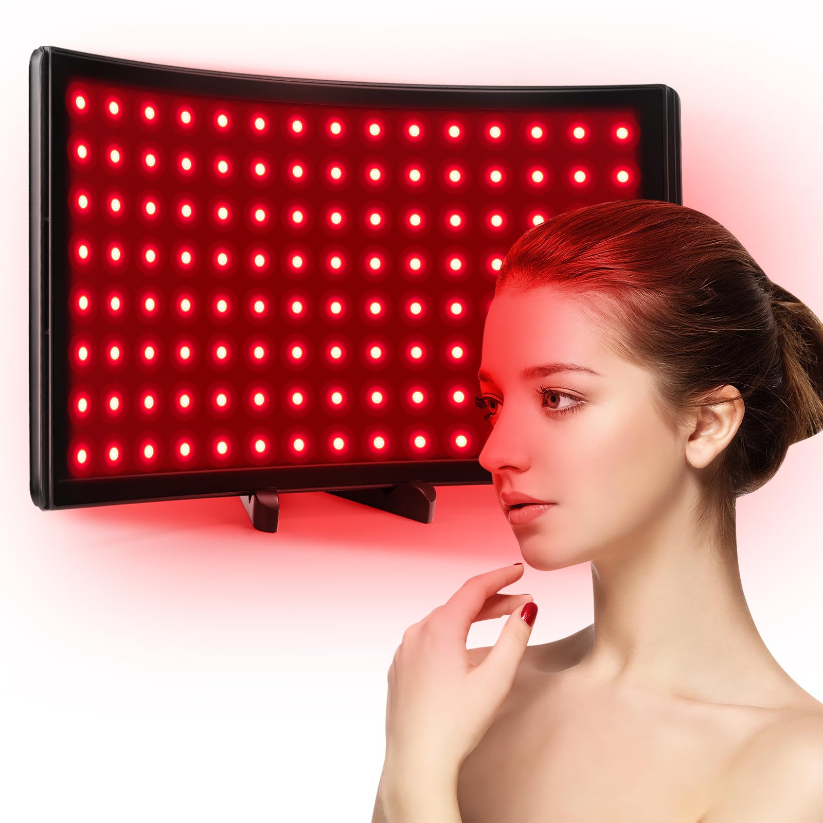 Viconor lampe thérapie lumière rouge pour le visage, favorise relaxation et soin ciblé.