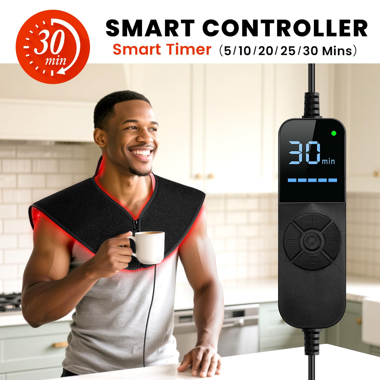 Viconor – mode pulsé 10Hz pour stimulation douce et récupération.