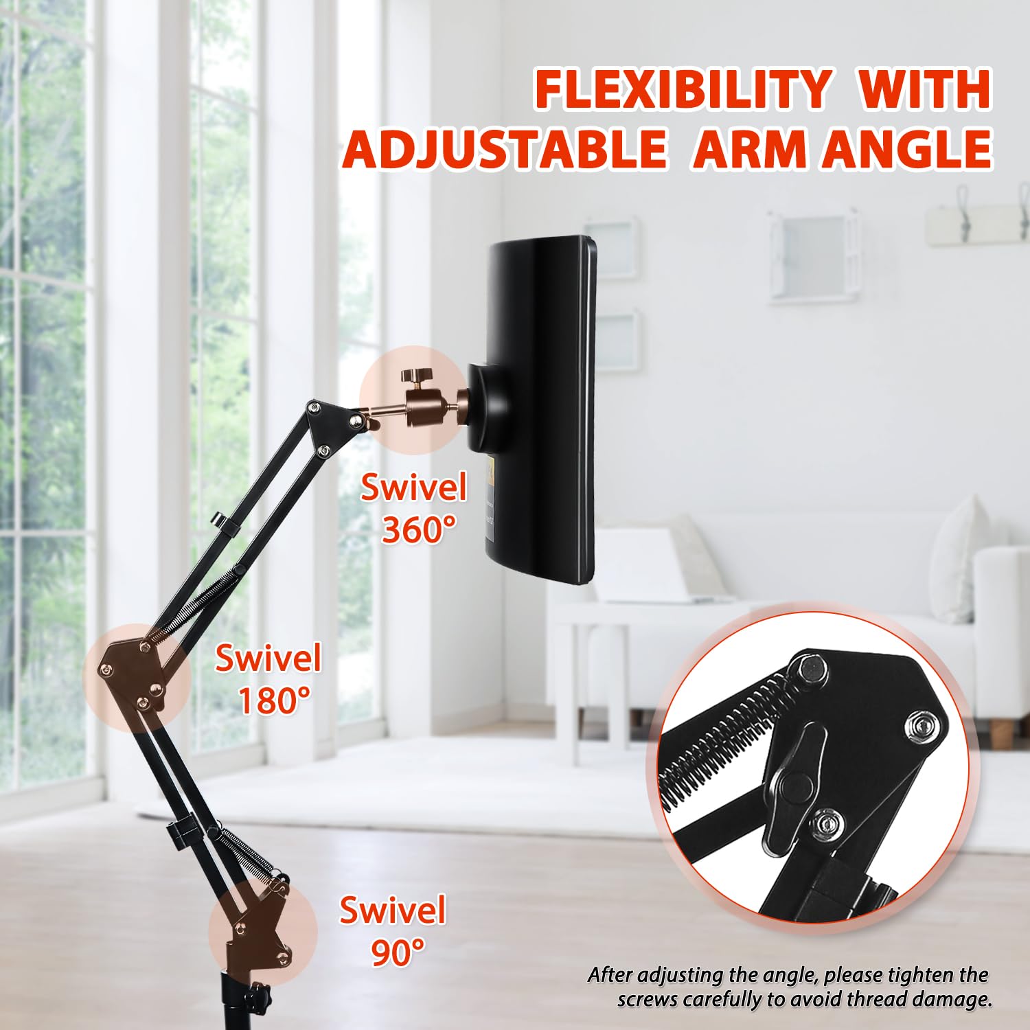 Support hauteur et angle ajustable Viconor: orientation flexible