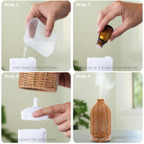 BASE bois et design compact du diffuseur Victoria Aroma pour bureau.