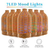 Diffuseur Victoria Aroma avec lumière LED 7 couleurs pour créer ambiance.
