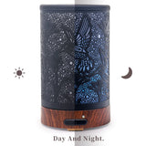 Éclairage à 7 couleurs du diffuseur Victoria Aroma pour personnaliser l’ambiance.