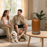 Éclairage sept couleurs sur le diffuseur Victoria Aroma pour ambiance chaleureuse