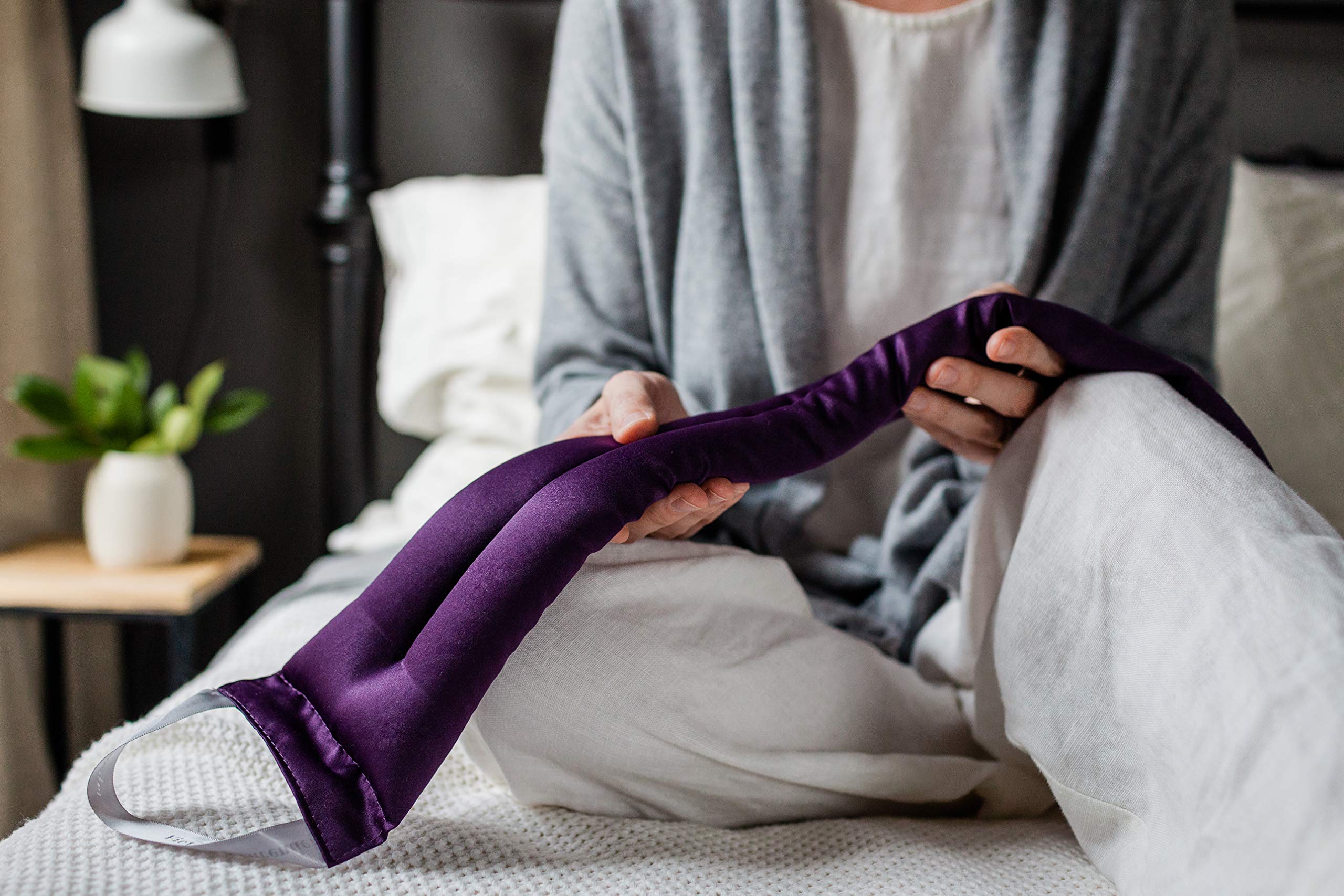 Victoria's Lavender soie douce et lin naturel pour un confort durable.