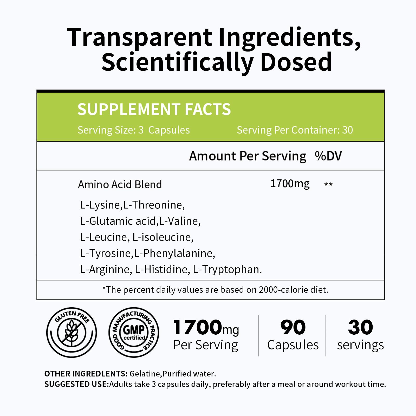 Vicwell Amino Acid — prise simple pour énergie et endurance pendant l'effort.