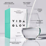 vida-glow-marine-collagene-peau-brillance : contribue à une peau saine et lumineuse.