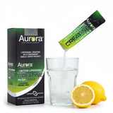 Vida Lifescience Aurora: bouteille liposomale créatine au goût citron-lime pour énergie durable.
