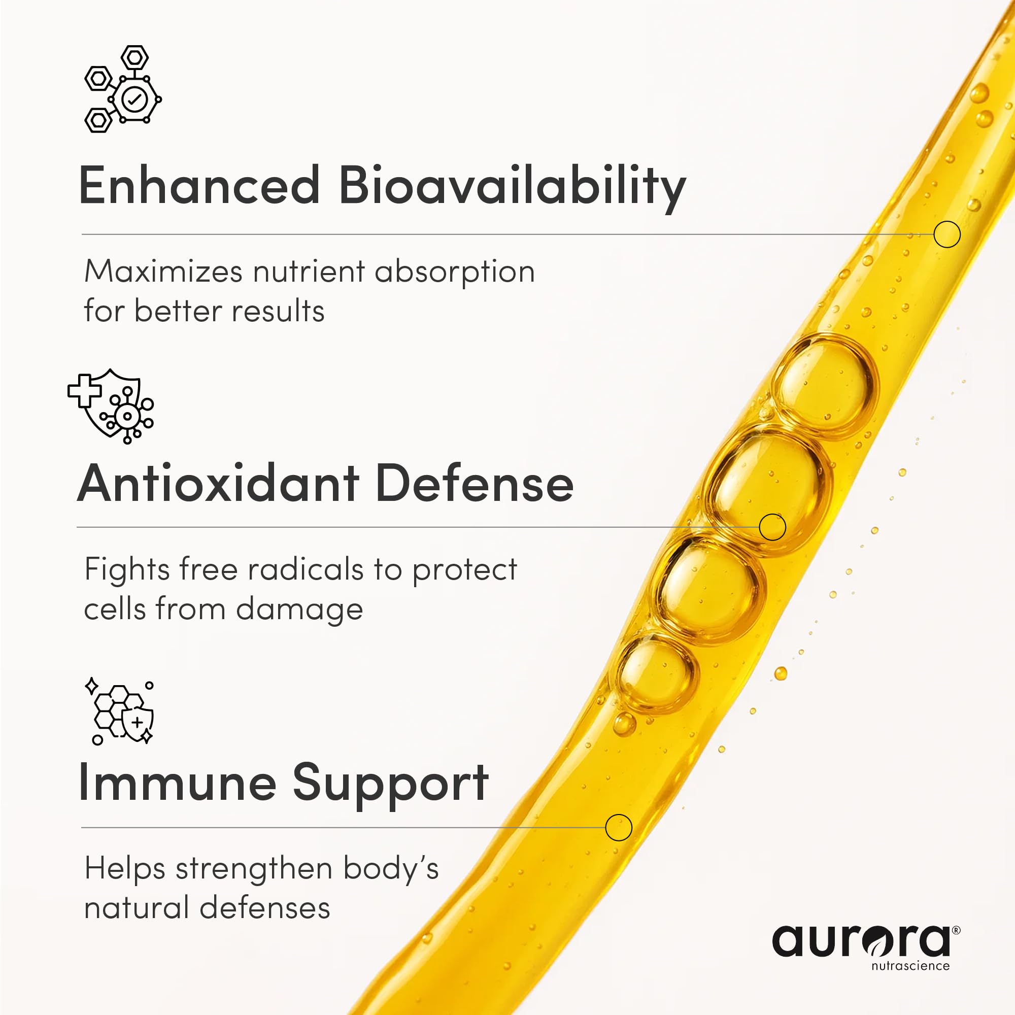 Formulation liposomale Aurora Vida Lifescience – absorption optimale potentielle