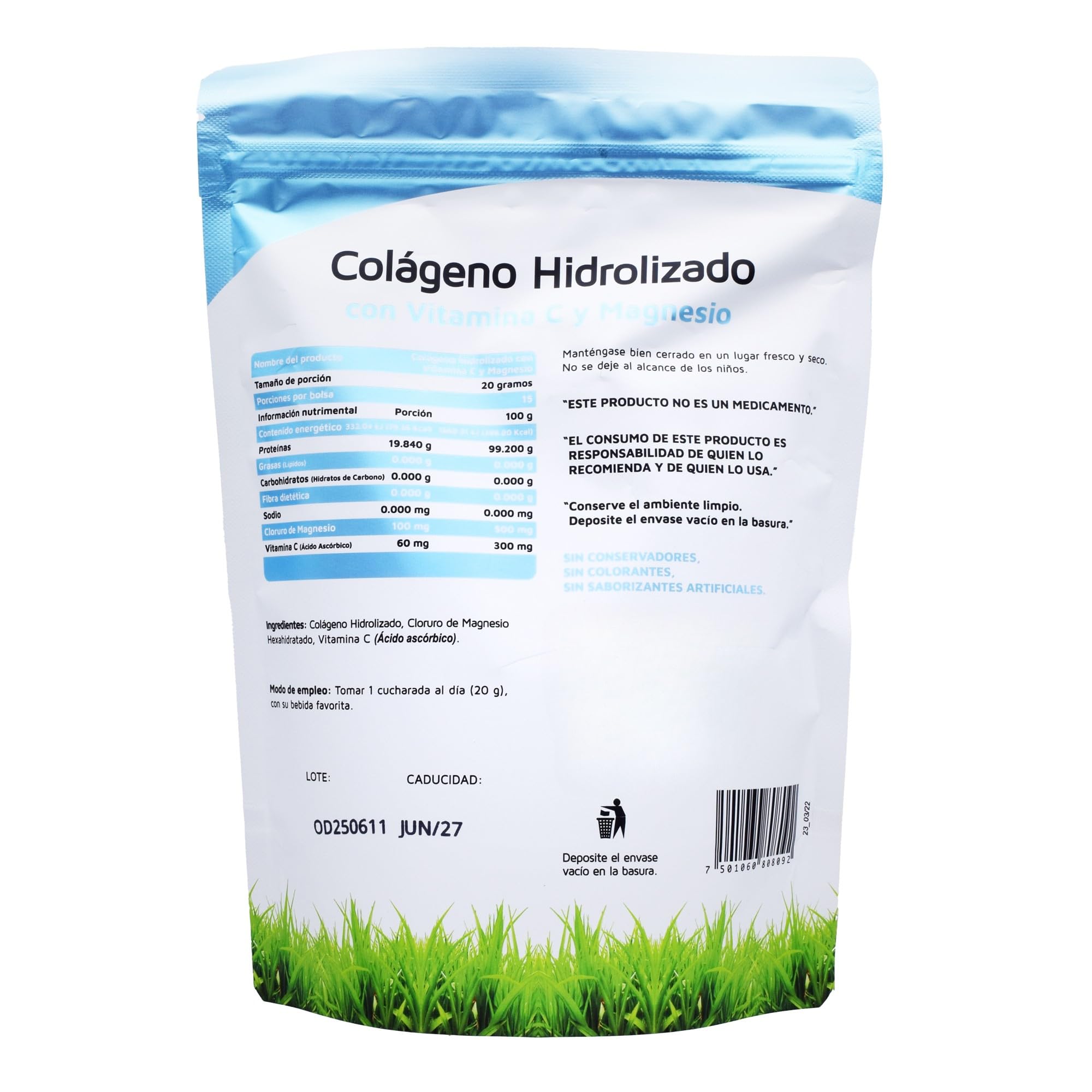 Vidanat Pure Collagene Hydrolyse doseur: facilité de dosage et absorption élevée.