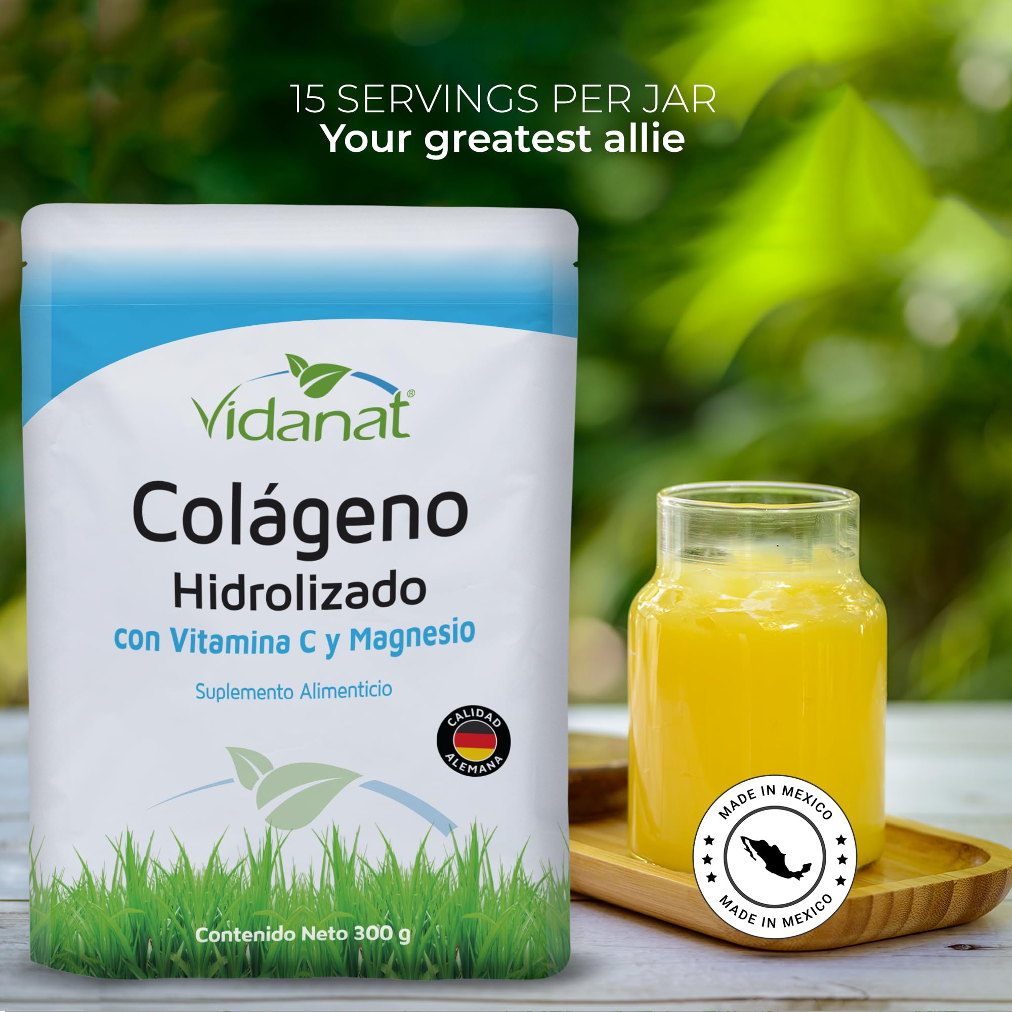Vidanat Pure Collagene Hydrolyse haute absorption: meilleure biodisponibilite potentielle.