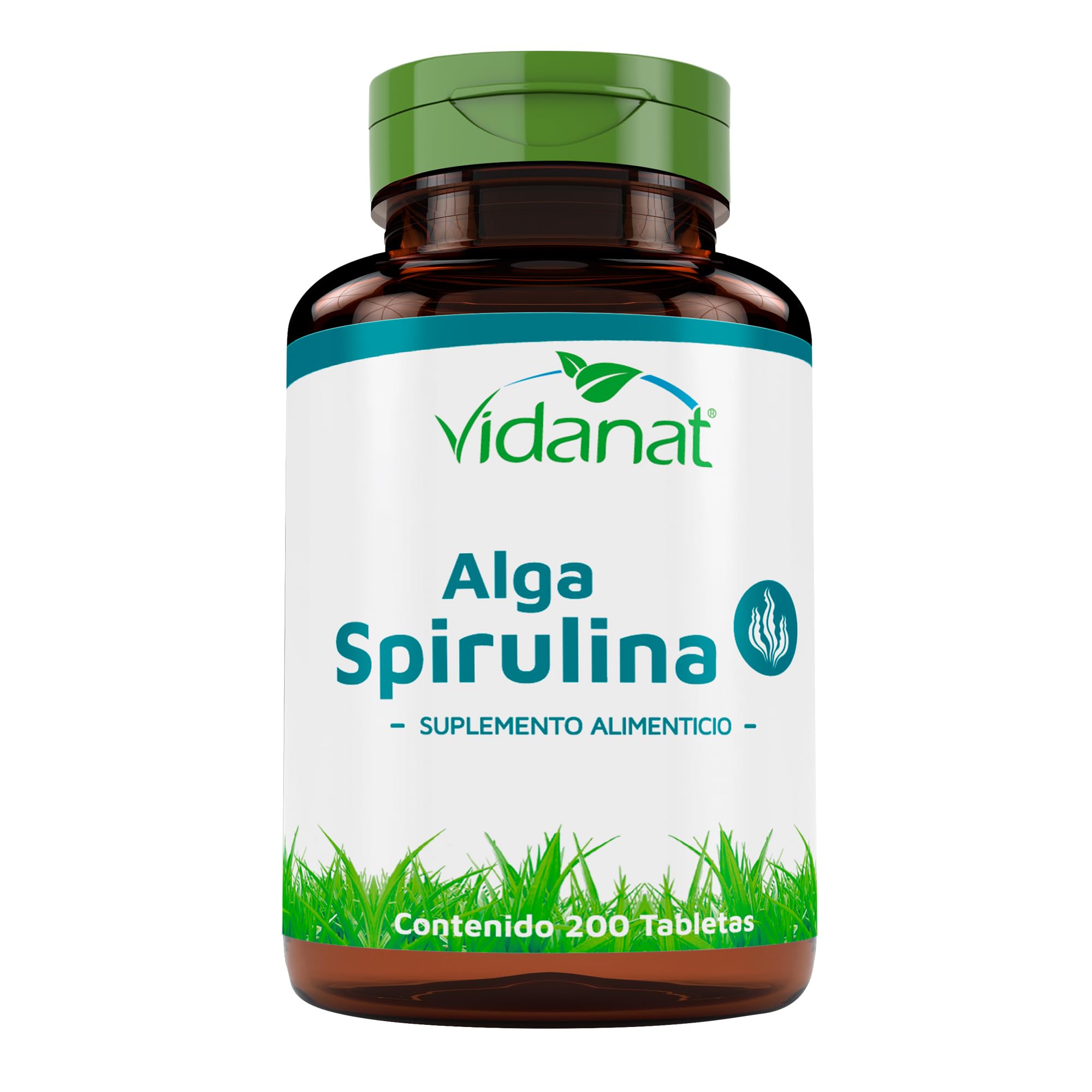 Vidanat Spiruline Tablettes 200 – Bouteille: énergie naturelle au quotidien.