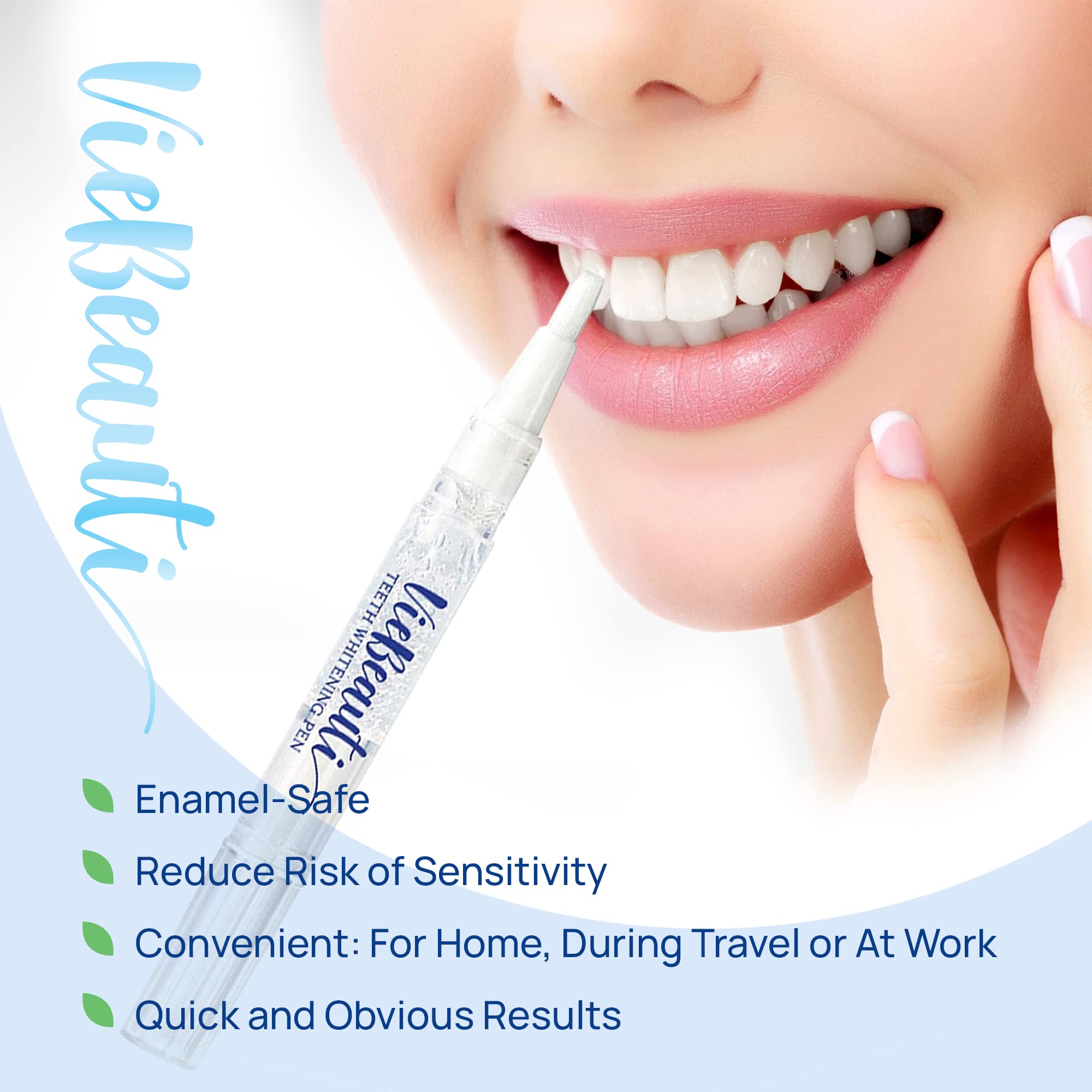 VieBeauti Stylo Blanchiment Dents format compact idéal pour le voyage