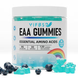 Gommes EAA VIFSSG framboise bleue dans une bouteille, énergie potentielle.