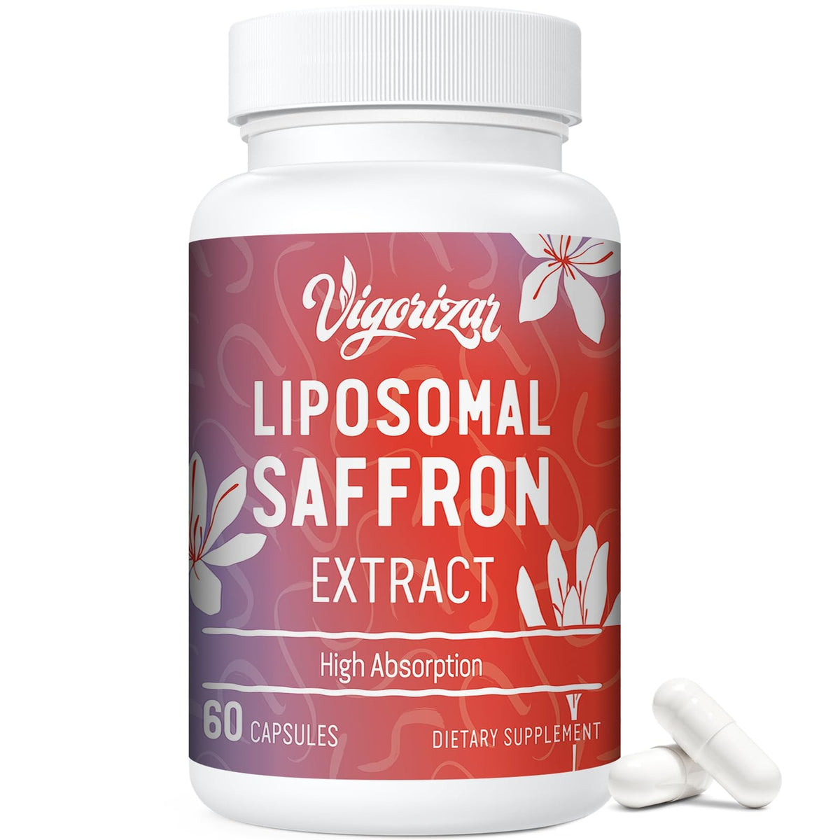 Vigorizar Saffran extrait 88-5 mg en bouteille: extrait pur pour votre routine bien-être
