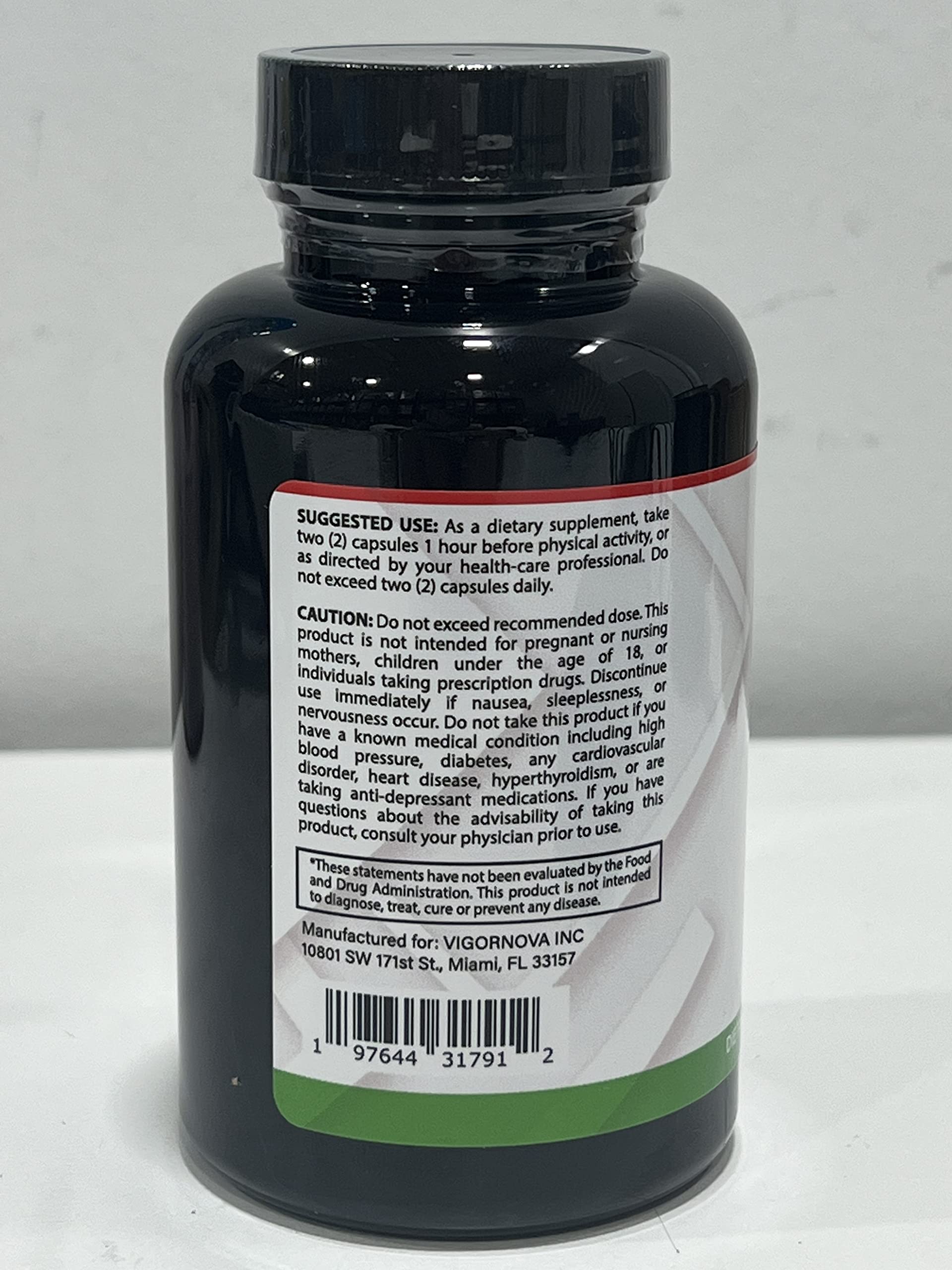 VigorNova – complexe de 7 plantes en capsules, soutien durable.