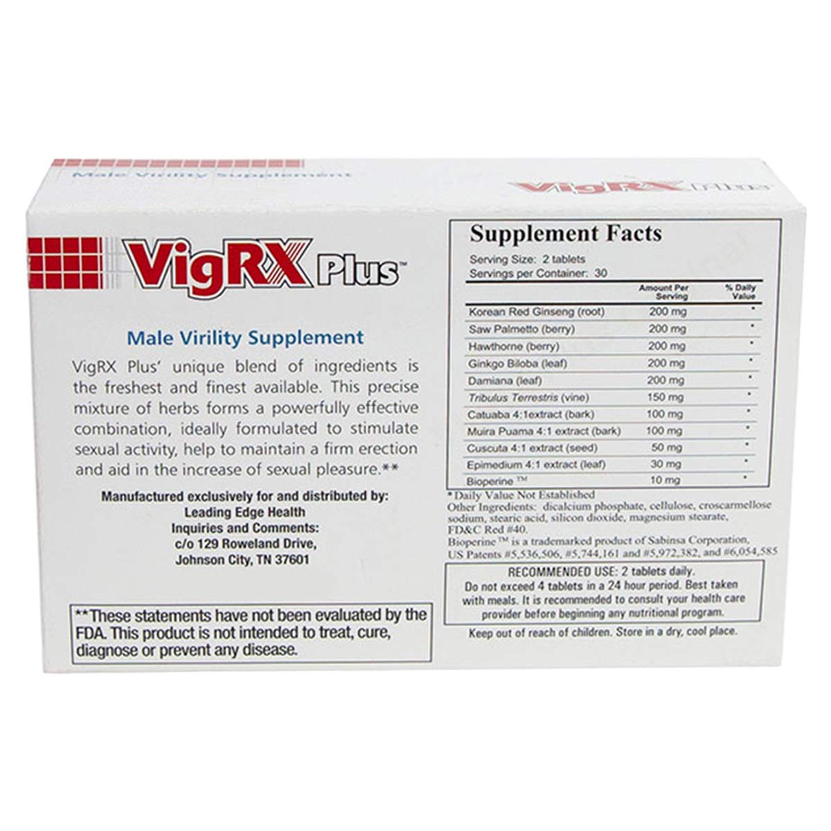 VigRX Plus – tablettes visibles, pratique pour une prise quotidienne sans effort.
