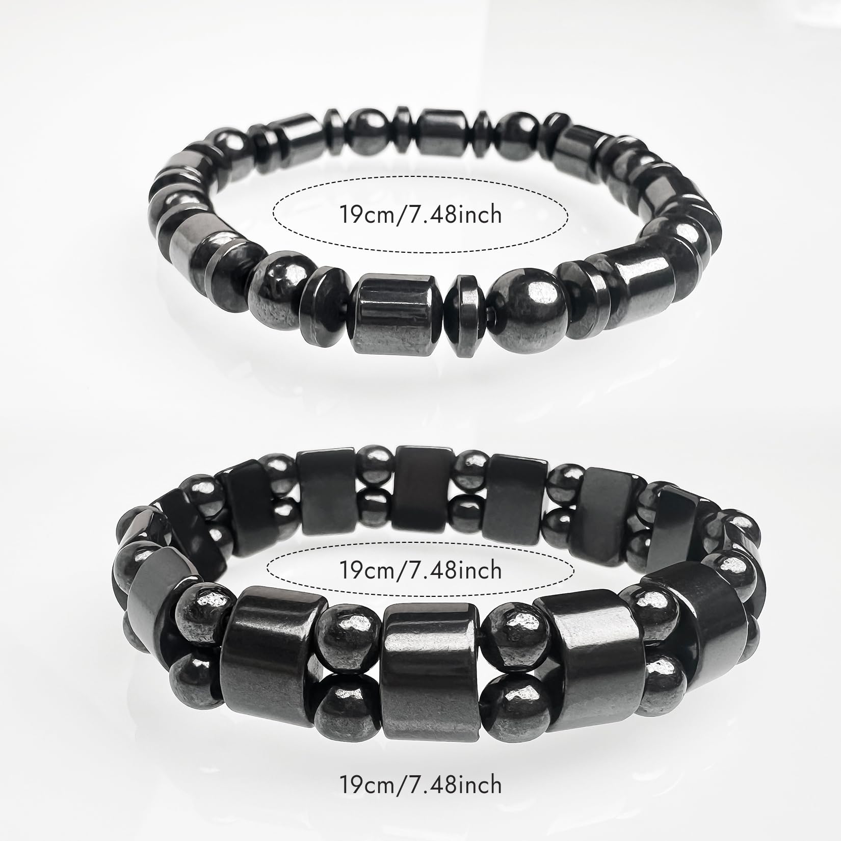 Bracelet en hématite VIKI LYNN au design délicat et moderne