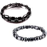Bracelet magnétique VIKI LYNN en hématite, style polyvalent pour toutes les occasions