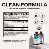 Certifié biologique et sans OGM, Vimergy Griffe du chat liquide, option végane.
